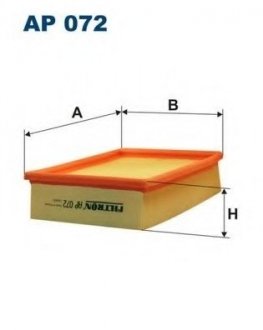 ="072" OPEL COMBO 1.7D 94-01, CORSA 1.5D/TD, 1.7D 93-00 FILTRON AP072