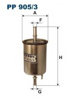 Фильтр топливный в сборе FILTRON PP905/3 (фото 1)