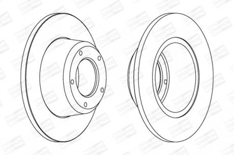 Гальмівний диск Landrover Champion 561352CH (фото 1)