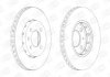 Гальмівний диск VW UP Champion 562727CH (фото 1)