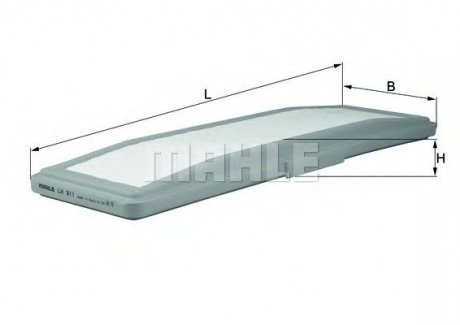 Воздушный фильтр KNECHT LX311 (фото 1)