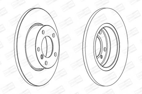 Гальмівний диск BMW Champion 561550CH (фото 1)