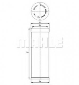 Повітряний фільтр KNECHT LXS7045 (фото 1)