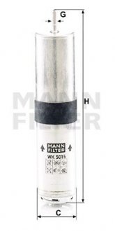 Топливный фильтр MANN WK5015z (фото 1)