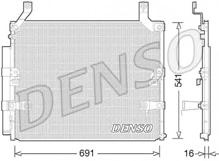 Радиатор кондиціонера toyota Denso DCN50032 (фото 1)