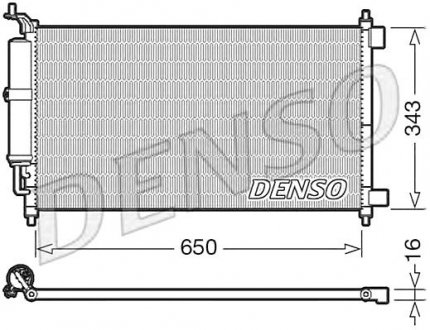 Радиатор кондиціонера nissan Denso DCN46007 (фото 1)