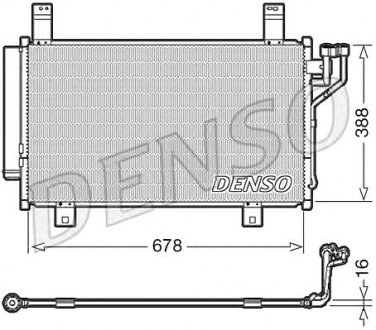 Радиатор кондиціонера mazda Denso DCN44009 (фото 1)