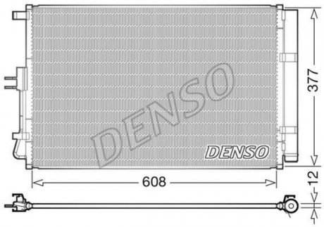 Радіатор кондиціонера Hyundai Denso DCN43003 (фото 1)