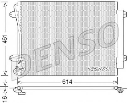 Радиатор кондиціонера volkswagen Denso DCN32011 (фото 1)