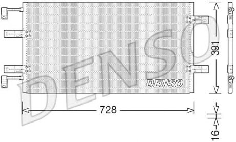 Радиатор кондиціонера nissan Denso DCN23036 (фото 1)