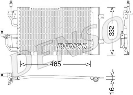 Радіатор кондиціонера Denso DCN20037 (фото 1)