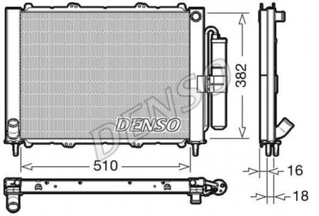 Радіатор охолоджування Denso DRM23103 (фото 1)