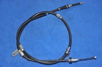 Трос, стояночная тормозная система Parts Mall PTA-368 (фото 1)