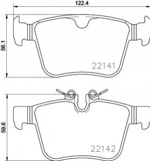 Тормозные колодки BREMBO P86029 (фото 1)