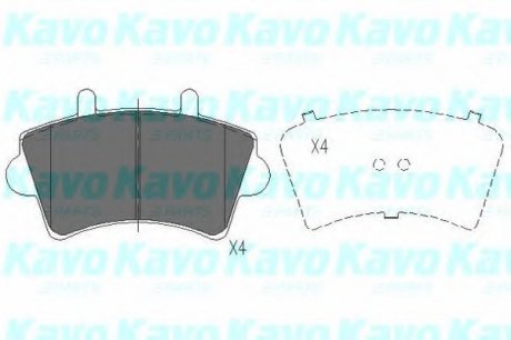 Колодки тормозные KAVO KBP-6563 (фото 1)