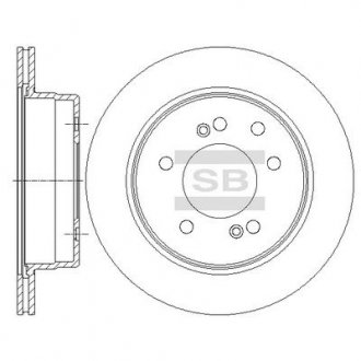 Гальмівний диск задній Sangsin SD3043 (фото 1)