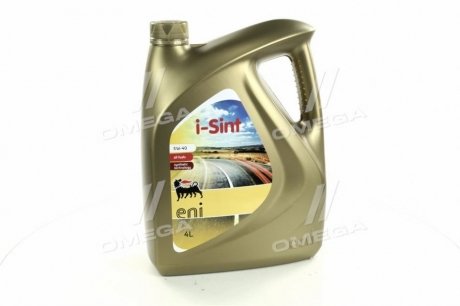 Масло моторн. I-Sint 5W-40 (Канистра 4л) ENI 102382 (фото 1)