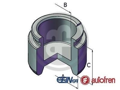 Елементи гальмівного супорта (Поршень) SEINSA D025479