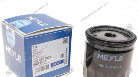 Фільтр оливний двигуна MEYLE 1003220021 (фото 1)