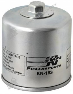 Масляный фильтр для мотоциклов K&N Filters KN-163 (фото 1)