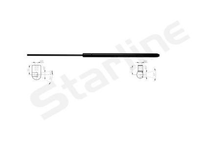 Амортизатор багажника STARLINE 37.24.800 (фото 1)