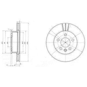 Гальмівний диск Delphi BG2717 (фото 1)