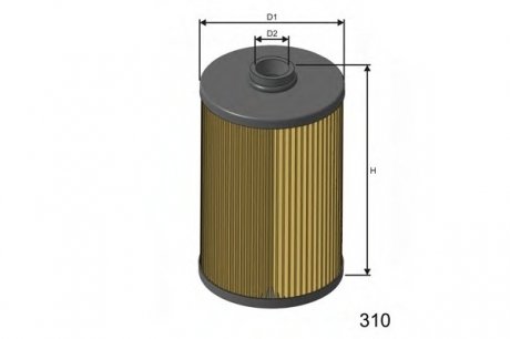 Фільтр паливний MERCEDES MISFAT F103 (фото 1)