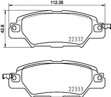 Тормозные колодки BREMBO P49053 (фото 1)