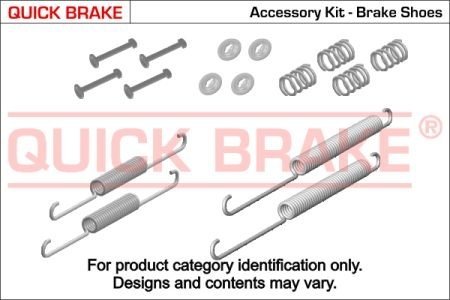 Комплект пружинок колодок стояночного гальма QUICK BRAKE 105-0020 (фото 1)