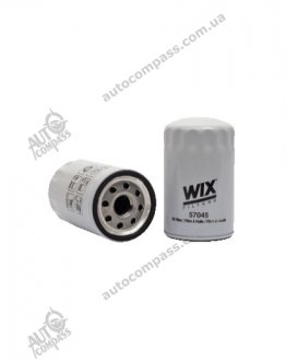 Фільтр масляний DODGE CALIBER 2.4 12-, JEEP G CHEROKEE 3.7 09 USA (вир-во -FILTERS) WIX FILTERS 57045 (фото 1)