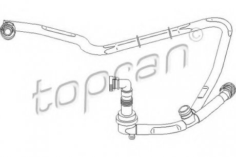 Патрубок вентиляції TOPRAN 111303 (фото 1)