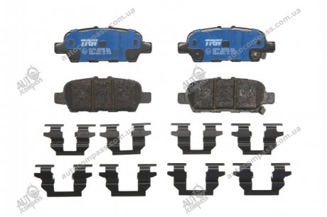 Гальмівні колодки дискові NISSAN Leaf (ZE0) Electric "R "10>> TRW GDB3508BTE (фото 1)