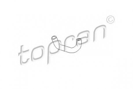 Шланг радіатора (система охолодження) TOPRAN 107383 (фото 1)