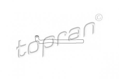Шланг радіатора (система охолодження) TOPRAN 100216 (фото 1)