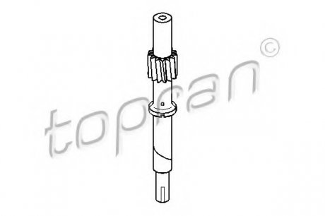 Тросик спидометра TOPRAN 107402 (фото 1)