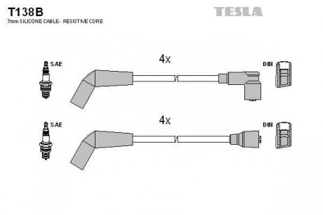 Комплект электропроводки Tesla T138B (фото 1)