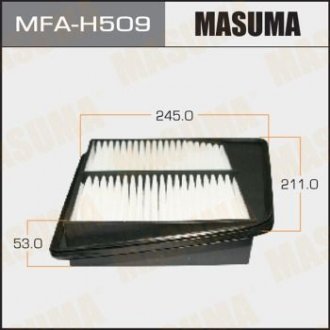 Воздушный фильтр A8515 LHD HONDA, ACCORD, CU1, V2400 (1, 40) Masuma MFAH509 (фото 1)