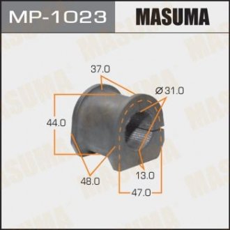 Втулка стабилизатора, front, PAJERO.V64W, 65, 68, 73, 74, 75, 78W Masuma MP-1023 (фото 1)