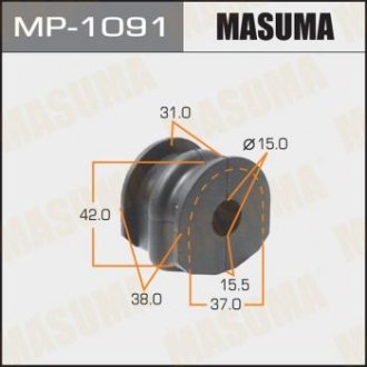 Втулка стаб зад Nissan X-Trail 54613-JG15C T31 2007-2013 D=15mm Masuma MP-1091 (фото 1)