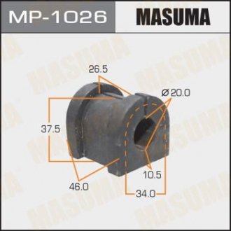 Втулка стабилизатора, rear, OUTLANDER, CW5W, CW6W Masuma MP-1026 (фото 1)