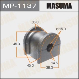 Втулка стабилизатора [уп.2], rear, ACCORD 08- Masuma MP-1137 (фото 1)