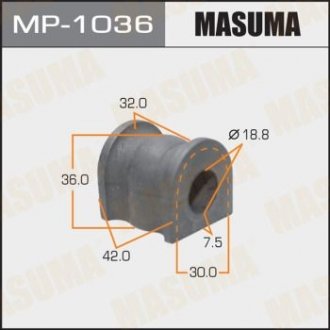 Втулка стабилизатора (упаковка 2 шт, цена за 1 шт) Masuma MP-1036 (фото 1)