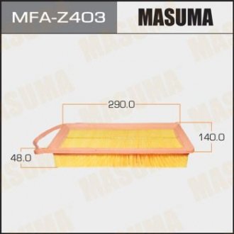 Воздушный фильтр A4502 MAZDA, MAZDA2 (1, 20) Masuma MFA-Z403 (фото 1)
