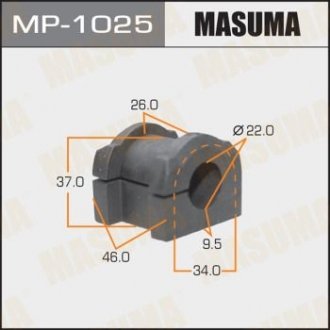 Втулка стабилизатора, front, DELICA, CV5W Masuma MP1025 (фото 1)