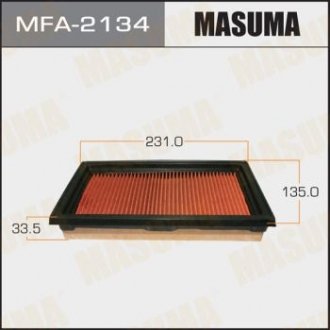 Воздушный фильтр A-2011 (1, 40) Пропитка Masuma MFA2134 (фото 1)