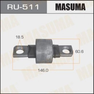 Сайлентблок MAZDA 6 02- rear Masuma RU511 (фото 1)