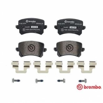 Тормозные колодки дисковые BREMBO P85109X (фото 1)