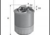 Фiльтр паливний (h=128 mm) (з отвором для датчика води)DB W169, 204, 211 Sprinter, Vito, Viano Mecafilter ELG5342 (фото 1)