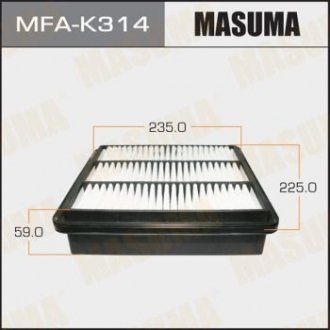 Воздушный фильтр (140) hyundai sonata nf (-sep 2006) (2004-) v3300 05- Masuma MFA-K314 (фото 1)