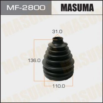 Пыльник ШРУСа Пластик MF-2800 LAND CRUISER, HDJ101, UZJ100 front out Masuma MF2800 (фото 1)